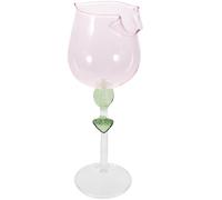 Rose Wine Glass Creative Cocktail Wine Goblet per festival per la cena (280 ml)
