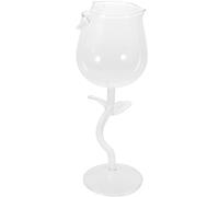 Rose Wine Glass Creative Cocktail Wine Goblet per festival per la cena (280 ml)