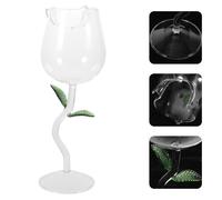 Rose Wine Glass Creative Cocktail Wine Goblet per festival per la cena (280 ml)