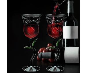 Rose Wine Glass Set NUOVO