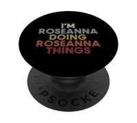 Roseanna Name Roseanna Personalized Name First Given PopSockets PopGrip Adesivo