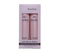 ROSEBAIA | Duo Shampoo Fichi d'india e cheratina | Senza solfati | Sebo-Regolazione e Idratazione | Formato economico 500 ml x 2