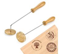 ROSEEKA Ferro per marchio personalizzato, timbro personalizzato per la lavorazione di legno, barbecue e artigianato, crea disegni unici o testo su oggetti in legno