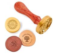 ROSEEKA Timbro per ceramica personalizzato, con logo e design personalizzati, perfetto per la ceramica e il fai da te, facile da usare, durevole