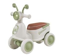 ROSEEONNE Auto oscillante Monopattino a 4 Ruote for Bambini con Musica e Luce LED, Auto oscillante for Bambini da 1 a 3 Anni, Bici Senza Pedali Auto oscillante Bambini(Groen,Silent Wheel)