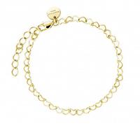 Rosefield Bracciale dorato a forma di cuore JBHCG-J682