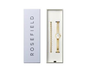 Rosefield Confezione Regalo Donna Orologio Mini Oval Oro + Bracciale Coffee Bean