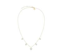 Rosefield Donna 14K Placcato Oro Collana Multi Cuore JNMHG-J1274