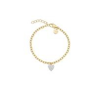 Rosefield Donna Acciaio Inossidabile Bracciale Spesso Cuore