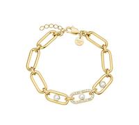 Rosefield Glittering gold-plated Bracciale with pearls JBPLG-J1296
