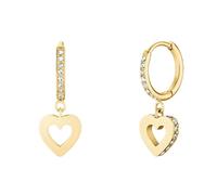 Rosefield Gold-plated Orecchini with hearts Hollow Heart JEHHG-J1276