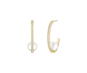Rosefield MODERN PEARL Donna 14K Placcato Oro Orecchini Statement JEPSG-J1290