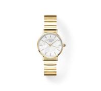 Rosefield Montre femme Half-moon acier doré