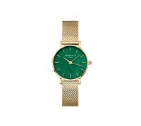 Rosefield Montre femme Small Edit émeraude maille milanaise