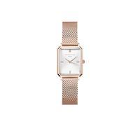 Rosefield Octagon XS Orologio da Donna Quadrante White Sunray Cinturino Mesh 19.5x24mm