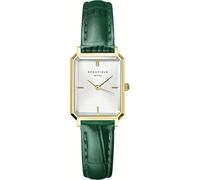 Rosefield Octagon XS White Emerald Leather Gold OWGLG-O86