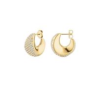 Rosefield Orecchini Cerchi Pavé Placcati Oro Scintillanti Jepmg-J1224 - Orecchini