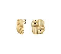 Rosefield Orecchini da donna placcati in oro, eleganti e alla moda, design vintage, con clip o spina, regalo per donne e occasioni di alta qualità, Acciaio inossidabile