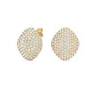 Rosefield Orecchini Placcati Oro Cristalli Pavé Jepbg-J1222 - Orecchini