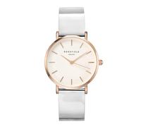 Rosefield Orologio Analogico Al Quarzo Con Cinturino In Plastica Shmwr-H35 per Donna (Oro Rosa/Bianco, 33 mm)