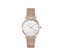 Pearl Edit Mesh Rosegold con quadrante bianco perlato e cassa in oro rosa da 36 mm RMRMR-R09 in acciaio inossidabile.