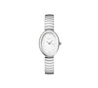 Montre femme Rosefield ovale argent blanc