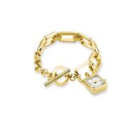 Rosefield Studio Orologio Donna Bracciale Acciaio Placcato Oro 23K 15x18.5mm