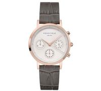 Rosefield Orologio Analogico da Donna The Gabby - Grigio - ∅ 33 mm