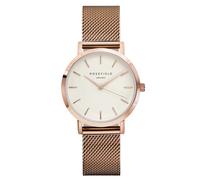 Rosefield tribeca orologio Donna Analogico Al quarzo con cinturino in Acciaio INOX placcato TWR-T50