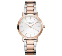 Rosefield Women's watch - The Tribeca - 33 mm round case Silver and Rose Gold.