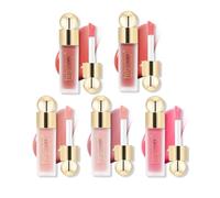 RoseFlower Blush Contouring Stick con Pennello per Viso, Crema di Ombretto Alla Moda, Applicazione Semplice, Impermeabile, Lunga Tenuta, Anti-sbavatura, 5 x 7,5 ml