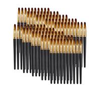 RoseFlower doppia testa usa e getta trucco pennello 100pcs, pennello per labbra per trucco monouso portatile, applicatore di pennelli per labbra, applicare uniformemente, Nessun spargimento #5