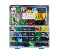 RoseFlower Kit di Esche da Pesca, 146Pcs Artificiale
