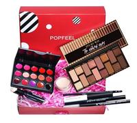RoseFlower Kit per Trucco Completo, Set Trucco donna Make Up, Ombretti Rossetto Correttore Kit Cosmetici per Donne Ragazze Regalo, Palette Ombretti Rossetti Makeup Fondotinta Correttore