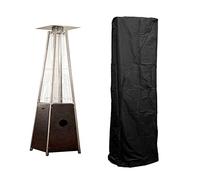 RoseFlower Patio Heater Cover, Impermeabile Antivento Copertura Riscaldatore Patio, Fungo Riscaldante per Esterno A Gas, 210D Oxford, per Mobili da Giardino Terrazza, 226 x 89 x 48 cm