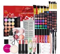 RoseFlower Trousse Trucchi Donna, Set Trucchi Donna Offerta Per Make Up Trousse Trucchi Ragazza con Mascara e Ombretti di Palette Professionali Cosmetics da Viaggio Regali Ragazza