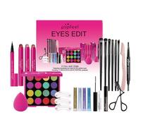 RoseFlower Trousse Trucchi Donna, Set Trucchi Donna Offerta Per Make Up Trousse Trucchi Ragazza con Mascara e Ombretti di Palette Professionali Cosmetics da Viaggio Regali Ragazza