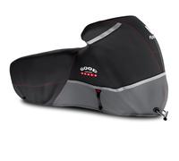 Rosefray Copertura per moto 600D resistente per tutte le stagioni, universale, impermeabile, protezione solare esterna, resistente, riflettente, 243,8 cm, XXL, grigio