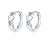 RoseJeopal Orecchini a cerchio in argento da donna, piccoli orecchini a cerchio in argento Sterling, ipoallergenici, per cartilagine dormiente, regalo di anniversario di Natale per donne e moglie