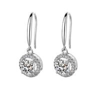 RoseJeopal Orecchini a cerchio in argento da donna, piccoli orecchini a cerchio in argento Sterling, ipoallergenici, per cartilagine dormiente, regalo di anniversario di Natale per donne e moglie, 10