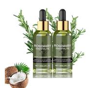 Rosemary Oil for Hair Growth, Rosemary Oil for Hair Loss, Essential Rosemary Oil for Hair Growth and Skin Care,Natural Rosemary Oil Stimulates Hair Thicker Fuller, Nourishes the Scalp (2 pezzi)