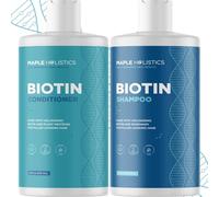 Rosemary - Set shampoo e balsamo alla biotina, shampoo volumizzante e balsamo per diradare i capelli, per donne e uomini, con vitamine del gruppo B nutrienti, senza solfati senza parabeni e silicone