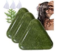 Rosemary Solid Shampoo Bar, Hair Soap Nature Triangle Shampoo Bar, Strengthening Gentle Herbal Hair Care, Hydrating & Scalp-Friendly, Conditioner Bars for All Hair Types (3pc)
