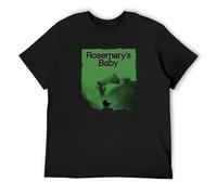 Rosemary's Baby Movie Poster 1968 T-Shirt Man's Fashion Cotton Black Clothes XL