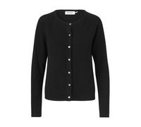 Rosemunde - Cardigan in Lana e Cashmere - - Knitwear - Donna - Nero - 2XL