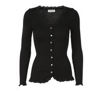 Rosemunde - Cardigan Nero con Dettagli in Pizzo - - Knitwear - Donna - Nero - L