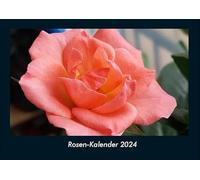 Rosen-Kalender 2024 Fotocalender DIN A4 - Monatskalender con motivo Bild-Motiven aus Fauna und Flora, Natur, Blumen e Pflanzen