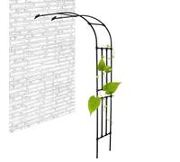 Rosenbogen - Arco da giardino in metallo, semicircolare, 60 x 240 cm, 120 x 240 cm, 240 x 240 cm, resistente alle intemperie, perfetto per piante rampicanti e rose (dimensioni: 220 x 240 cm)