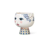 Rosendahl, Eva Flowerpot On Base Ø21 Cm Blue, Bicchiere, Blu, Unisex-Adult.