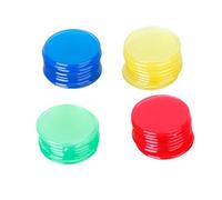 rosenice 400 pezzi Bingo chip contatore plastica 4 colori 4 colori